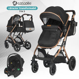 Carucior ultracompact 3in1 Coccolle Ravello Diamond black