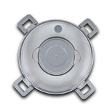 Caserola rotunda Nava We care 850 ml albastru