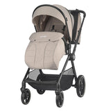 Carucior modular 3in1 Coccolle Lissia Butternut Beige+ Scoica auto iSize Coccolle Knox Black