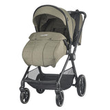 Carucior modular 3in1 Coccolle Lissia Moss green +Scoica auto iSize Coccolle Knox Black