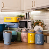 Sticla termoizolanta Nava We care 350 ml galben