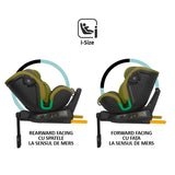 Scaun auto iSize 40-150 cm Coccolle Mago Olive khaki