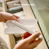 Dispozitiv de curatare, Fridababy, Multifunctional, Cu 4 capete, Pentru unghii, mucoasa nazala, urechi si alte parti ale corpului, Reutilizabil, 0 luni+