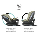 Scaun auto rotativ iSize Coccolle Velsa Moss green