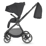 Carucior modular 4in1 Coccolle Lissia Anthracite cu Scoica auto iSize Coccolle Knox Black si Baza isofix iSize Coccolle Knox