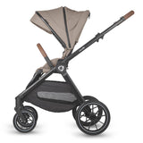 Sistem modular 4in1 Coccolle Aspen Sand Beige cu Scoica auto iSize Coccolle Knox Black si Baza isofix iSize Coccolle Knox