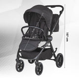 Carucior modular 2in1 Coccolle Serry Jet black+ Scoica auto iSize Coccolle Knox Black