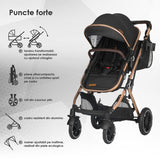 Carucior ultracompact 3in1 Coccolle Ravello Diamond black