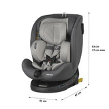 Scaun auto iSize 40-150 cm Coccolle Nova Moonlit grey