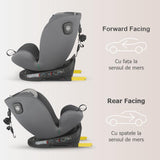 Scaun auto iSize 40-150 cm Coccolle Nova Moonlit grey
