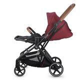 Carucior modular 3in1 Coccolle Saliara Cabernet+ Scoica auto iSize Coccolle Knox Black