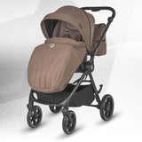 Carucior modular 2in1 Coccolle Serry Light taupe+ Scoica auto iSize Coccolle Knox Black