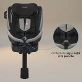 Scaun auto iSize 40-150 cm Coccolle Mago Jet black