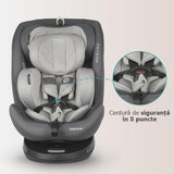 Scaun auto iSize 40-150 cm Coccolle Nova Moonlit grey