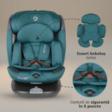 Scaun auto iSize 40-150 cm Coccolle Atira Hydra blue