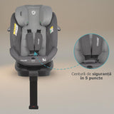 Scaun auto iSize 40-150 cm Coccolle Sidra Diamond black