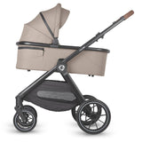 Sistem modular 4in1 Coccolle Aspen Sand Beige cu Scoica auto iSize Coccolle Knox Black si Baza isofix iSize Coccolle Knox