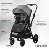 Carucior transformabil 3in1 Coccolle Amani Anthracite