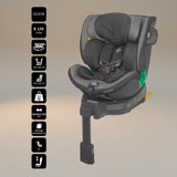Scaun auto iSize 40-150 cm Coccolle Mago Neutral grey
