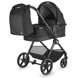 Carucior modular 4in1 Coccolle Lissia Anthracite cu Scoica auto iSize Coccolle Knox Black si Baza isofix iSize Coccolle Knox