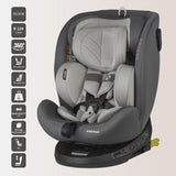 Scaun auto iSize 40-150 cm Coccolle Nova Moonlit grey