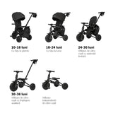 Tricicleta ultrapliabila Qplay Nova MAX Negru