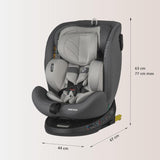 Scaun auto iSize 40-150 cm Coccolle Nova Moonlit grey