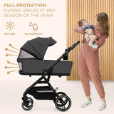 CARUCIOR KINDERKRAFT YOXI 3IN1 (MINK PRO) MOON GREY