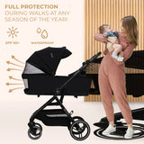 CARUCIOR KINDERKRAFT YOXI 3IN1 (MINK PRO) PURE BLACK