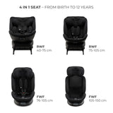 SCAUN AUTO KINDERKRAFT XPEDITION 3 I-SIZE 40-150 CM, BLACK