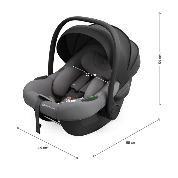 SCOICA AUTO KINDERKRAFT I-LITE 40-87 CM, GREY