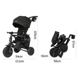 Tricicleta ultrapliabila Qplay Nova MAX Negru