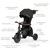 Tricicleta ultrapliabila Qplay Comfo Max Negru