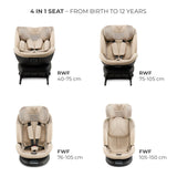 SCAUN AUTO KINDERKRAFT XPEDITION 3 I-SIZE 40-150 CM, BEIGE