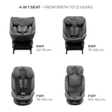 SCAUN AUTO KINDERKRAFT XPEDITION 3 I-SIZE 40-150 CM, GREY