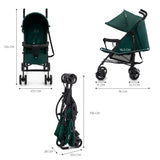 CARUCIOR SPORT KINDERKRAFT TIK, TIP UMBRELA, GREEN FOREST