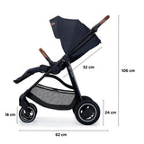 CARUCIOR KINDERKRAFT ALL ROAD, IMPERIAL BLUE