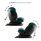 SCAUN AUTO KINDERKRAFT XPEDITION 3 I-SIZE 40-150 CM, GREEN