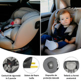 Scaun auto iSize 40-150 cm Coccolle Nova Moonlit grey