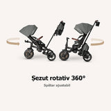 Tricicleta ultrapliabila Qplay Comfo Max Gri