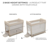 PATUT DE CALATORIE KINDERKRAFT MOON DREAM, BEIGE