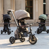 Tricicleta ultrapliabila Qplay Comfo Max Bej inchis