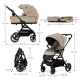 CARUCIOR KINDERKRAFT YOXI 3IN1 (MINK PRO) BEJ NISIP
