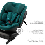 SCAUN AUTO KINDERKRAFT XPEDITION 3 I-SIZE 40-150 CM, GREEN