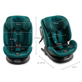SCAUN AUTO KINDERKRAFT XPEDITION 3 I-SIZE 40-150 CM, GREEN