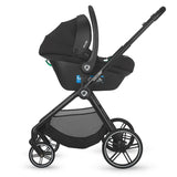 Carucior modular 4in1 Coccolle Lissia Anthracite cu Scoica auto iSize Coccolle Knox Black si Baza isofix iSize Coccolle Knox