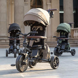 Tricicleta ultrapliabila Qplay Comfo Max Bej inchis