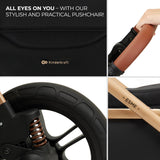 CARUCIOR KINDERKRAFT ESME, 3 IN 1, PURE BLACK