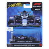 HOT WHEELS PREMIUM REAL RIDERS FORMULA 1 2024 MASINUTA METALICA BWT ALPINE F1 TEAM A524 NUMARUL 10 SCARA 1 LA 64