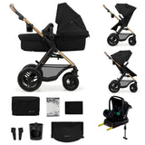 CARUCIOR MULTIFUNCTIONAL KINDERKRAFT MOOV 2 AIR 4IN1 PURE BLACK